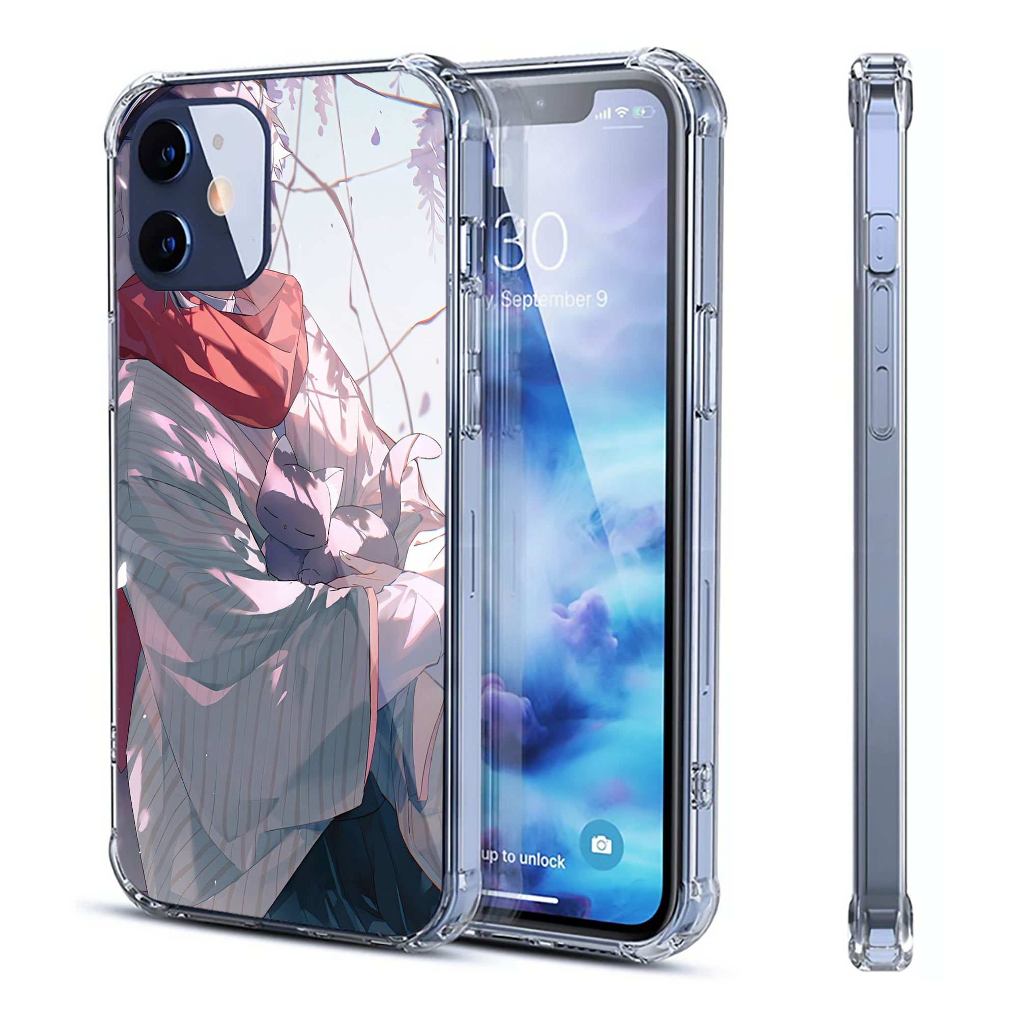 （画像用） 文豪ストレイドッグス Bungo Stray Dogs 【iPhone 12シリーズ対応】透明スマホケース（クリアソフトケース）
